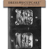 Dress My Cupcake DMCA025 Chocolate Candy Mold, 3D Large Teddy Bear