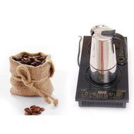 Italian Stainless Stovetop Expresso Latte Coffee Maker MOKA Percolator (100ML) N3