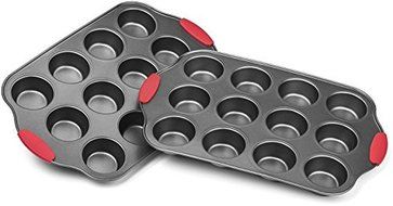 Elite Bakeware NonStick Cupcake Pan Set, 2 Pans N4