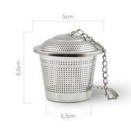 Fangfang Extra Fine Loose Leaf Tea Infuser Stainless Steel Filter with Extended Chain (1) N3