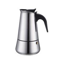 Wanxuan Stainless Steel Moka Espresso Latte Percolator Stove Top Coffee Maker Pot Latte Percolator (9 cups) N2