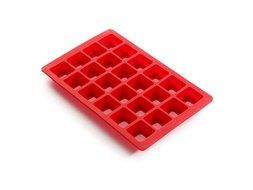 Lekue 24 Cavity Mini Brownie Mold Pan, Model # 0216024R01M017, Red N4