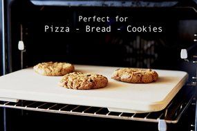 #1 Pizza Stone - Baking Stone. Rectangular 14"x16" - Perfect for Oven, BBQ and Grill N7