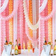 ShungHO Birthday Wedding Party Paper Garland Hang Tissue Clover Strings Decor N3