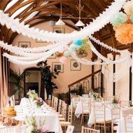 ShungHO Birthday Wedding Party Paper Garland Hang Tissue Clover Strings Decor N4