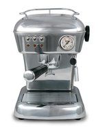 Ascaso DR.118 Dream 16-Bar-Pump Espresso Machine, Polished Aluminum