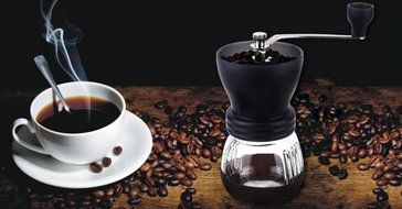 Premium Ceramic Burr Manual Coffee Grinder Coffee Mill for Espresso Bean N4