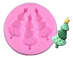 Baking Molds 3D Silicone Mould Cake Candy Pastry Tools Decorating Non-stick Christmas Tree with Star on Top Sugarcraft... N5