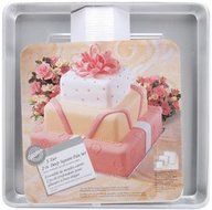 WMU - 3-Tier Deep Cake Pan Set-8", 12", 16" Square