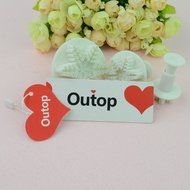 Outop Fondant Cake Cutter Mold Decorating Plunger Sugarcraft Snowflake Cutter Tools Set Pack of 3pcs N14