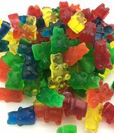 Okallo Products Silicone Gummy Bear Mold - Perfect for Chocolate, Candy, Gummies, and More! (Blue - 2 Molds with... N9