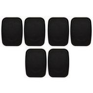 Theater Solutions TS6ODB Indoor or Outdoor 6.5" Speakers Weatherproof Mountable Black 3 Pair Pack