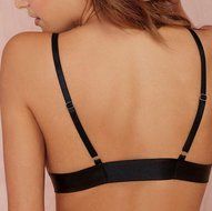 PHOTNO Women Hollow Bralette Bra Unpadded Mesh Lined Crop Top Bustier N2