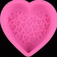 Y&amp;XL&amp;H DIY Silicone Heart Cake Mold Chocolate Mold Random Color