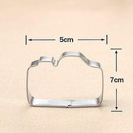 Y&amp;XL&amp;H Cartoon Camera Shape Cookie Cutter, Fuirt Cut Mould, Stainless Steel N3