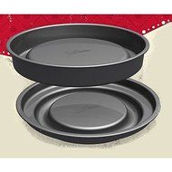 Mrs. Fields Fill N' Flip Cake Pan - Locking Layer Cake Pan Set for Making Filled Layered Cakes