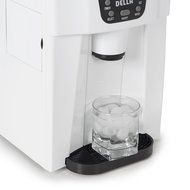 Della Freestanding Water Dispenser with Built-In Ice Maker Machine 26lbs per day, 2-Size Cube, White N6