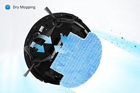 Seebest D720 Automatic Robot Vacuum Cleaner with Remote Control and Self Charging Devices, Black N3