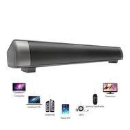 Wireless Sound Bar Bluetooth Speaker, Support TF card, 15.7in (Silver) N12