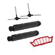 XR210 Robot Vacuum Cleaner Accessories Filter 1 pc Double Rubber Brush and Side Brush
