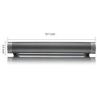 Wireless Sound Bar Bluetooth Speaker, Support TF card, 15.7in (Silver) N15