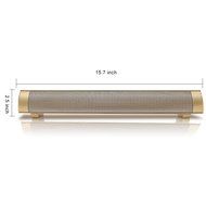 Wireless Sound Bar Bluetooth Speaker, Support TF card, 15.7in (Silver) N18