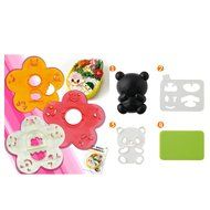 OHF Various Cake Mould Sets Bento Accessories Baby Panda Mold Rice Mold Onigiri Shaper (H009-NO2) N3