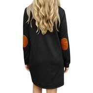 Mini Dress,Morecome Womens Long Sleeve Casual Loose Short Mini Dress (S, Dark Gray) N3