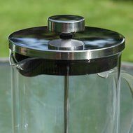 BrightSpring French Press Coffee & Tea Maker &ndash; 34-Ounce/8 Cup Heat Resistant Glass Filter Jug N3