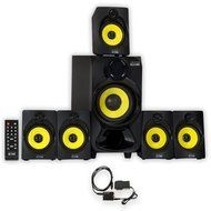 Theater Solutions TS518 Bluetooth Home Theater 5.1 Speaker System with FM Tuner and Optical Input