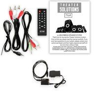 Theater Solutions TS518 Bluetooth Home Theater 5.1 Speaker System with FM Tuner and Optical Input N2