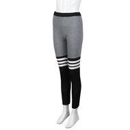 PHOTNO Women Fitness Yoga Leggings High Waist Stripe Patchwork Skinny Push Up Pants N7