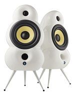 Podspeakers MiniPod White Speakers for Stereo and Surround (Pair)