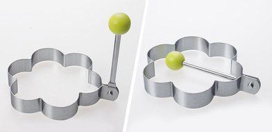5-Shape Fried Egg Rings ,TFSeven Non Stick Stainless Steel Egg Mold Pancake Mold Cooking Tools for Making Cakes... N2