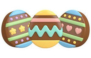 SpinningLeaf Easter Eggs Sandwich Cookie Mold N3