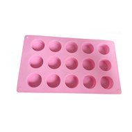 X-Haibei Round Bar Silicone Mold Chocolate Mini Guest Sam Soap Making 1.5inchx0.8inch/cell