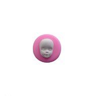 Wocuz WZ0950 Silicone Baby Face Mold Fondant Mold Candy Making Mold for Baby Shower Cake Cupcake Decoration Toppers...