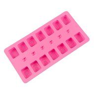 15 Cavity Cute Animal Silicone Chocolate Candy Ice Jelly Soap Molds Moulds Handmade DIY Mold Bear N34