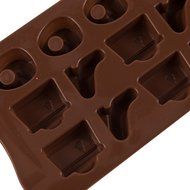 15 Cavity Cute Animal Silicone Chocolate Candy Ice Jelly Soap Molds Moulds Handmade DIY Mold Bear N35