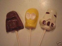 Star Wonders Faces Chocolate Candy Lollipop Mold Star Wars Storm Troopers N2