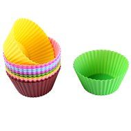 Silicone Baking Cups - Reusable Muffin Cups In 6 Assorted Colors - Set of 12 N4