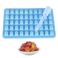 Bear Gummy Mold, Newcomdigi Bear Gummy Mold 100% LFGB Silicone, No Plastic Fillers, BPA, or Chemical Coatings... N6