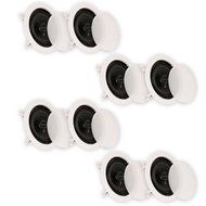 Theater Solutions CS5C In Ceiling Speakers Surround Sound Home Theater 4 Pair Pack 4CS5C