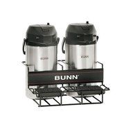 BUNN 35728 2 Lower Universal Airpot Rack, Stainless Steel
