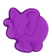 Yunko Elephant Shape Bakeware Silicone Baking Mold Party Decoration Cake Pan Pudding Jelly Mold (1 Cavity)