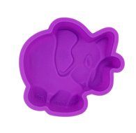 Yunko Elephant Shape Bakeware Silicone Baking Mold Party Decoration Cake Pan Pudding Jelly Mold (1 Cavity) N2