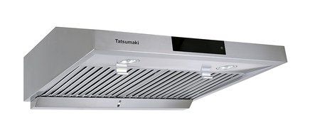 Tatsumaki 30" Contemporary Design Range Hood w/ 860 CFM, Touch Screen, Baffle Filters N2