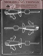 AIRPLANE Lolly Kids Chocolate candy mold with &copy; molding Instructions - Set of 2