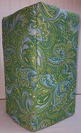 Green Blue Paisley Coffee Maker Cover (Navy Blue) N3