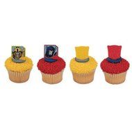 12 Transformer Mission Complete Party Cupcake Ring New